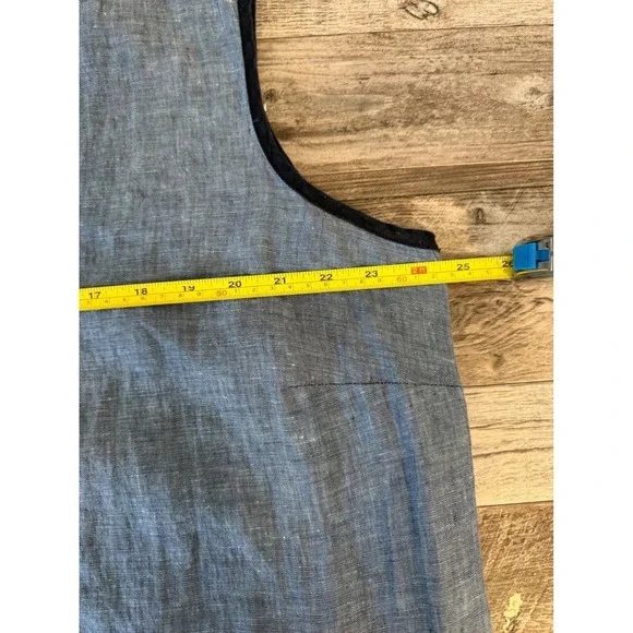 J.Jill Love Linen Dress 3X Sleeveless w Pockets Vacation Cruise Resort Beach - Picture 4 of 6